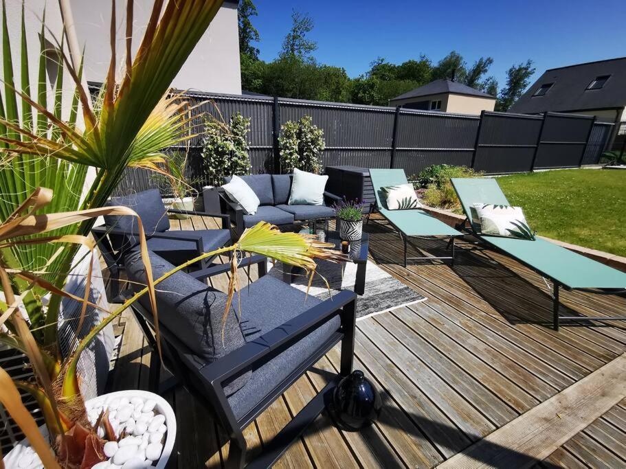 Maison Familiale 6 Personnes Miniac-Morvan Extérieur photo